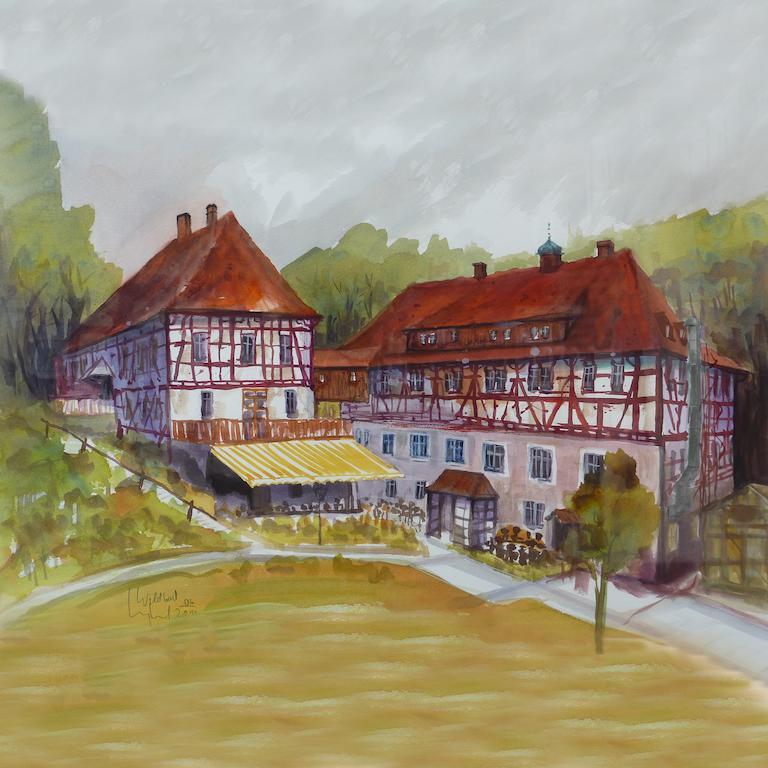 Waldgasthof Wildbad Burgbernheim Ngoại thất bức ảnh